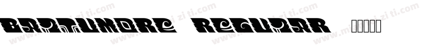 Baitumore Reguiar字体转换